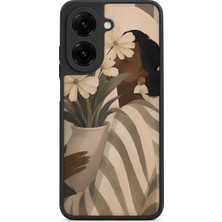 BG AKSESUAR Redmi A5 Uyumlu Vazo Desenli Kamera Korumalı Darbelere Dayanıklı Kılıf