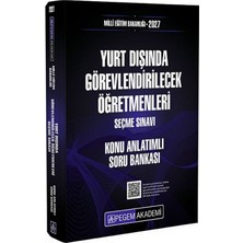 Data Yayınları Pegem 2027 Meb Yurt Dışında Görevlendirilecek Öğretmenleri Seçme Sınavı Konu Anlatımlı Soru Bankası Pegem Akademi Yayınları