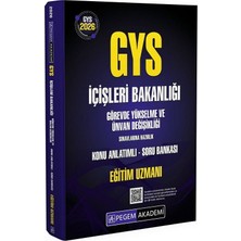 Data Yayınları Pegem 2026 Gys Içişleri Bakanlığı Eğitim Uzmanı Konu Anlatımlı Soru Bankası Görevde Yükselme Pegem Akademi Yayınları