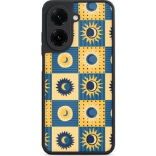 BG AKSESUAR Redmi A5 Uyumlu Güneşay Desenli Kamera Korumalı Darbelere Dayanıklı Kılıf