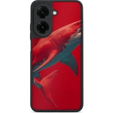 BG AKSESUAR Redmi A5 Uyumlu Köpekbalığı Desenli Kamera Korumalı Darbelere Dayanıklı Kılıf