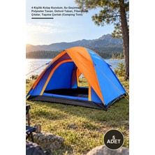 Yenilig 5 Adet Kamp Çadırı – 4 Kişilik Kolay Kurulum, Su Geçirmez Polyester Tavan, Oxford Taban, Fiberglass Çıtalar, Taşıma Çantalı (Camping Tent)