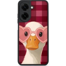 BG AKSESUAR Redmi A5 Uyumlu Gözlüklüördek Desenli Kamera Korumalı Darbelere Dayanıklı Kılıf