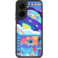 BG AKSESUAR Redmi A5 Uyumlu Yörünge Desenli Kamera Korumalı Darbelere Dayanıklı Kılıf