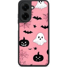 BG AKSESUAR Redmi A5 Uyumlu Halloween Desenli Kamera Korumalı Darbelere Dayanıklı Kılıf