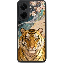 BG AKSESUAR Redmi A5 Uyumlu Kaplan Desenli Kamera Korumalı Darbelere Dayanıklı Kılıf