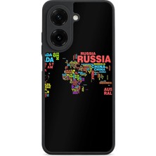 BG AKSESUAR Redmi A5 Uyumlu Ülkeler Desenli Kamera Korumalı Darbelere Dayanıklı Kılıf