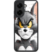 BG AKSESUAR Redmi A5 Uyumlu Bıyık Desenli Kamera Korumalı Darbelere Dayanıklı Kılıf