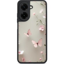 BG AKSESUAR Redmi A5 Uyumlu Çiçekler Desenli Kamera Korumalı Darbelere Dayanıklı Kılıf