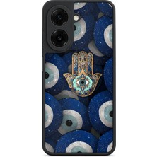 BG AKSESUAR Redmi A5 Uyumlu Hamsa Desenli Kamera Korumalı Darbelere Dayanıklı Kılıf