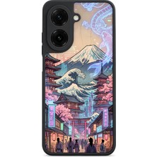 BG AKSESUAR Redmi A5 Uyumlu Fuji Desenli Kamera Korumalı Darbelere Dayanıklı Kılıf