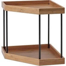 IKEA Nålblecka Tezgah Üstü Düzenleyici , Metal-Bambu, 28X28X28 cm