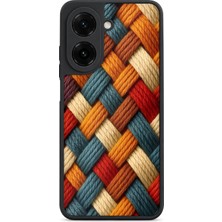 BG AKSESUAR Redmi A5 Uyumlu Örgü Desenli Kamera Korumalı Darbelere Dayanıklı Kılıf