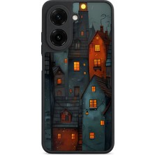 BG AKSESUAR Redmi A5 Uyumlu Köy Desenli Kamera Korumalı Darbelere Dayanıklı Kılıf