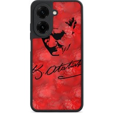BG AKSESUAR Redmi A5 Uyumlu Imza Desenli Kamera Korumalı Darbelere Dayanıklı Kılıf