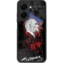 BG AKSESUAR Redmi A5 Uyumlu Atatürksilüeti Desenli Kamera Korumalı Darbelere Dayanıklı Kılıf
