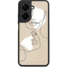 BG AKSESUAR Redmi A5 Uyumlu Kontur Desenli Kamera Korumalı Darbelere Dayanıklı Kılıf