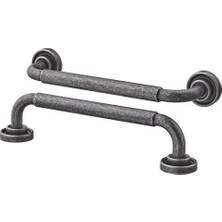 IKEA Skruvshult Kulp , Antrasit, 152 Mm, 2 Adet