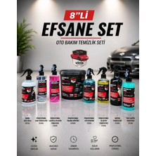 Rox Kimya 8”li Efsane Set Oto Bakım Temizlik Seti Siyah Kovalı