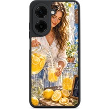 BG AKSESUAR Redmi A5 Uyumlu Limonata Desenli Kamera Korumalı Darbelere Dayanıklı Kılıf