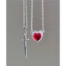 Asna Jewellery Kalpli Kılıç Kolye