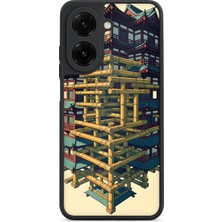BG AKSESUAR Redmi A5 Uyumlu Pagoda Desenli Kamera Korumalı Darbelere Dayanıklı Kılıf