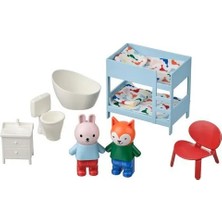 IKEA Huset Oyuncak Mobilya , Çok Renkli, Yatak Odası-Banyo