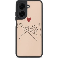 BG AKSESUAR Redmi A5 Uyumlu Serçeparmak Desenli Kamera Korumalı Darbelere Dayanıklı Kılıf