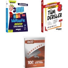 2027 Ankara 8. Sınıf Güçlendiren Matematik Lgs 3 Adımda Benzer + Tüm Dersler Soru + Ankapade 3'lü Set