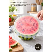 Yenilig 2 Adet Taze Tutan Silikon Kapak – Esnek Streç Kapak, Sızdırmaz Saklama Kapağı, Reusable Silicone Lid, Çok Şekilli Kaplara Uyar