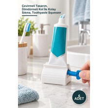Yenilig 6 Adet Diş Macunu Sıkma Aleti – Çevirmeli Tasarım, Döndürmeli Kol Ile Kolay Sıkma, Toothpaste Squeezer