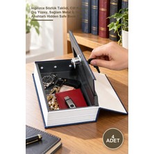 Yenilig 4 Adet Kitap Görünümünde Gizli Kasa – Ingilizce Sözlük Taklidi, Cilt Kapaklı Dış Yüzey, Sağlam Metal Iç Hacim, Anahtarlı Hidden Safe Book Safe