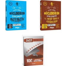 2027 Ankara 8. Sınıf Güçlendiren Matematik + Inkılap Tarihi ve Atatürkçülük T C Soru + Ankapade 3'lü Set