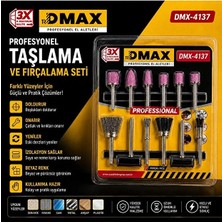 Dmax Profesyonel Taşlama ve Fırçalama Seti 10 Parça – Metal Taşlama Taşı ve Tel Fırça Uç Seti Mini Matkap / Gravür Makinesi Uyumlu