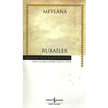 İş Bankası Kültür Yayınları Rubailer Mevlana - Hasan Ali Yücel Klasikleri
