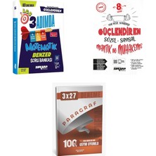 2027 Ankara 8. Sınıf Güçlendiren Matematik Lgs 3 Adımda Benzer + Mantık Sözel Sayısal ve Muhakeme Soru 3'lü Set