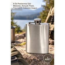 Yenilig 1 Adet Çelik Cep Matara – 6 Oz Paslanmaz Içki Matarası, Kanyak Flask, Taşınabilir Cebinize Uygun