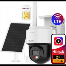 Hilook Hılook Ipc-Cfsp4/4g, 4mpix,  2,8mm,   30MT Gece Görüşü, Dahili Mikrofon, 4g, Solar, Pt  Ip Kamera
