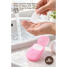 Yenilig 60 Adet Kağıt Seyahat Sabunu – Suda Çözünür Kağıt Sabun, Pratik El Hijyeni Için Travel Paper Soap ve Soap Sheets