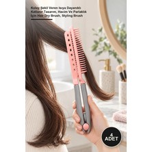 Yenilig 4 Adet Saç Kurutma Fırçası – Kolay Şekil Veren Isıya Dayanıklı Katlanır Tasarım, Hacim ve Parlaklık Için Hair Dry Brush, Styling Brush