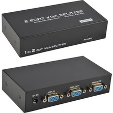 Svoria Store VGA-2002 2 Port 200 Mhz 1920X1440 VGA Splıtter Dağıtıcı