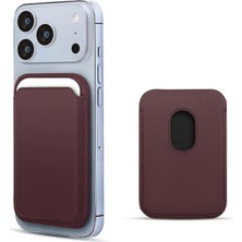 Microsonic Apple iPhone 18 Pro Max Leather Wallet Magsafe Mor