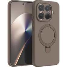 Microsonic Xiaomi 17T Pro Kılıf Aura Stant Magsafe Kahverengi