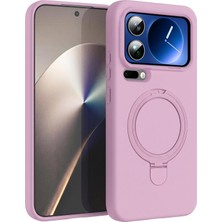 Microsonic Xiaomi 17 Pro Kılıf Aura Stant Magsafe Pembe