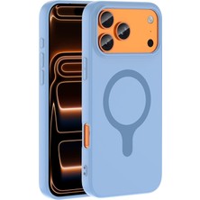 Microsonic Apple iPhone 18 Pro Max Kılıf Pastello Magsafe Bebe Mavi