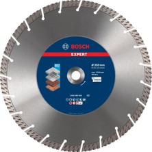 Professional 1x Expert Multimaterial Elmas Kesme Diskleri (Beton, Donatılı Beton, Tuğla, Yumuşak Taş, Ø 350 Mm, Aksesuar Tezgah Daire Testeresi, Motorlu Testere)