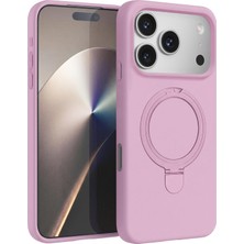 Microsonic Apple iPhone 18 Pro Max Kılıf Aura Stant Magsafe Pembe