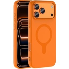 Microsonic Apple iPhone 18 Pro Max Kılıf Pastello Magsafe Turuncu