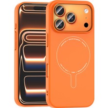 Microsonic Apple iPhone 18 Pro Max Kılıf Airfit Magsafe Turuncu