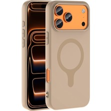 Microsonic Apple iPhone 18 Pro Max Kılıf Pastello Magsafe Bej
